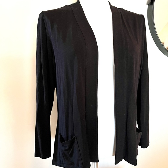Habitat Collarless Open Rayon Cardigan - Picture 6 of 13